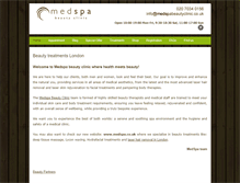 Tablet Screenshot of medspabeautyclinic.co.uk